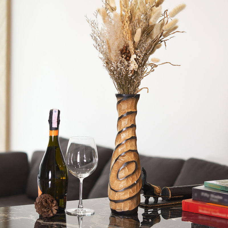 Handmade Wood Table Vase