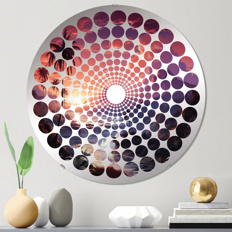 Miroir mural rond, 23,6 po x 23,6 po