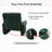 Small Accent Chair for Bedroom – Compact Velvet Reading Chair, Modern Upholstered Armchair for Small Spaces-349139916