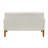 Beige Chenille With Solid Wood And Plywood Frame, 48.5" Seat Width, Foam Padding Over Pocket Coils - Filled Coils, Removable Covers, 29.25" Package Width-2120078077