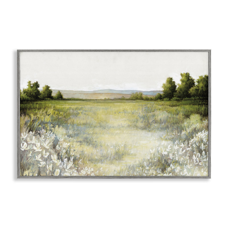 Art de giclée de prairie blanche par White Ladder, Estampe numérique Farmhouse, H 20 po x l 30 po