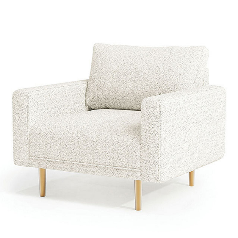 Fauteuil d'appoint Remy, Blanc cassé