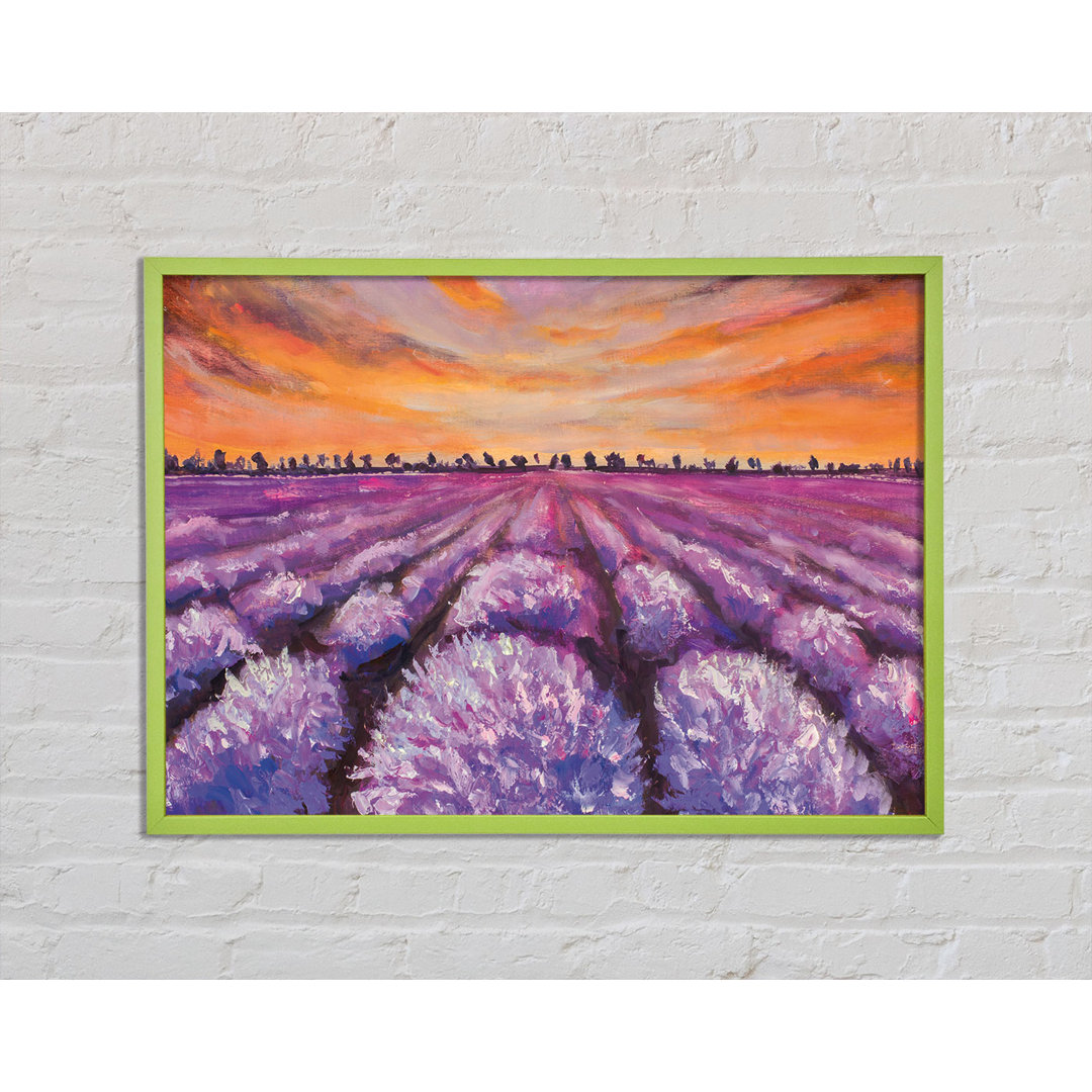 Alesandrini Lavender Fields Supreme - Einzelner Bilderrahmen Kunstdrucke