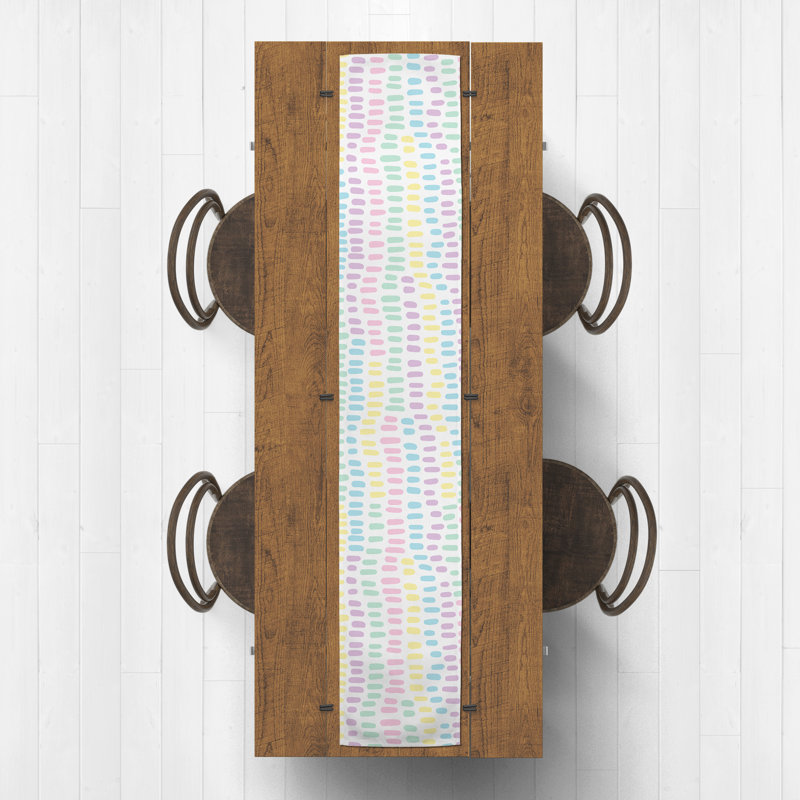 Dakera Rectangle Easter Polyester Table Runner, 72" x 16"