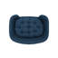 Mid-Century Modern Birch Wood Legged Dog Bed, Navy Blue Color, Assembly Bed With Coziness And Legs, Blue, Needed