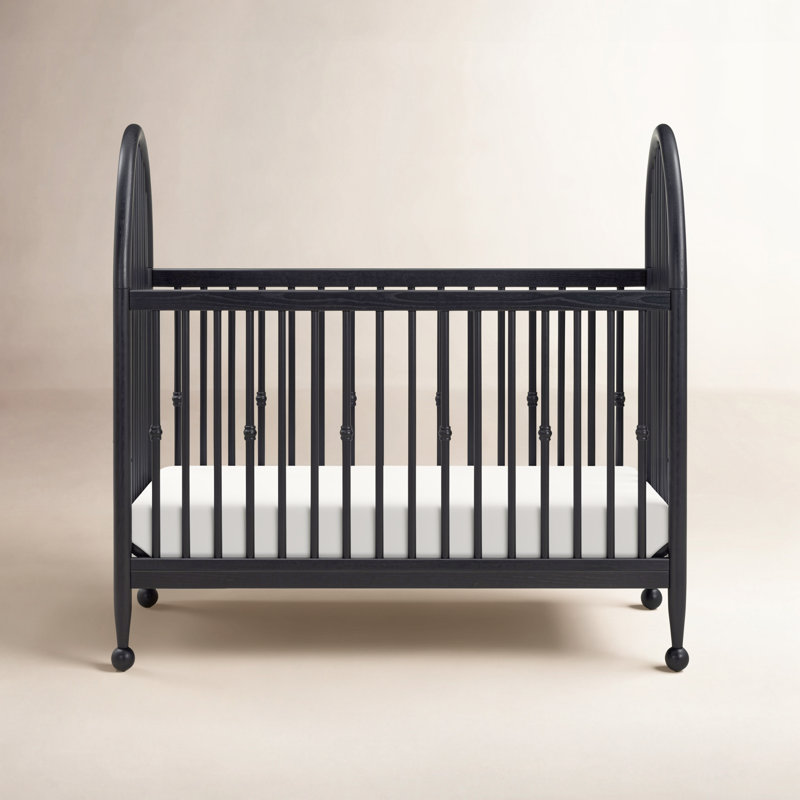 Greenguard Gold Certified 3 -in-1 Convertible Crib, Archival Black
