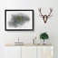 Dark Green Succulent Plant in Abstract - Picture Frame Graphic Art Print-55679691-55679693