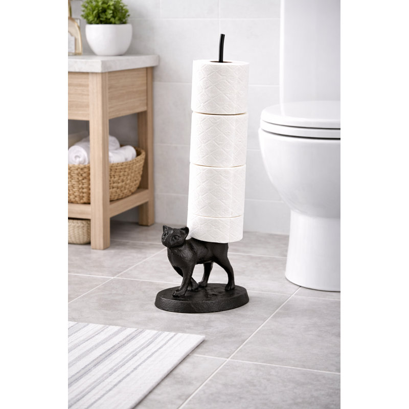 Kareem Free Standing Toilet Paper Holder
