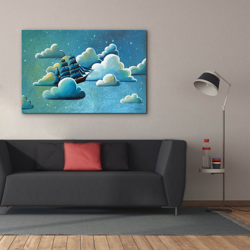 " Astronautical Navigation " by Cindy Thornton, 40" H x 60" W x 1.5" D