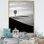 «I» en noir et blanc, horizon I, impression sur toile