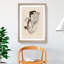 Portrait of a Woman Vol.8 by Egon Schiele - Picture Frame Painting-62759033-62759032