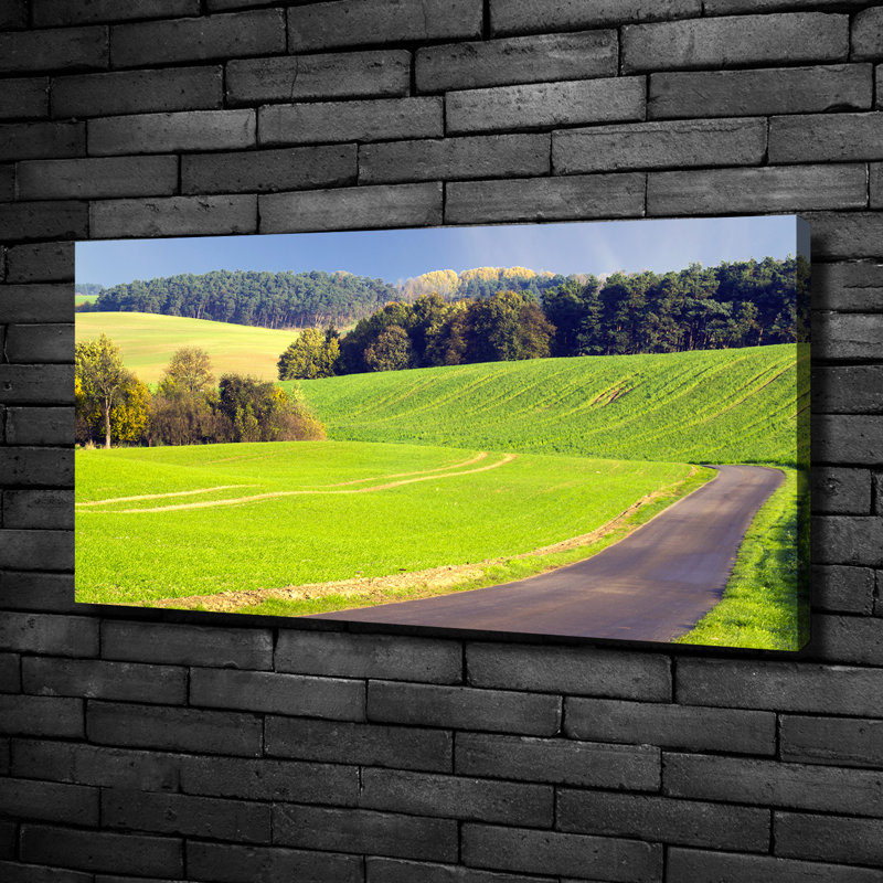 Dirt Road - Wrapped Canvas Print