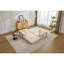 Canapé à compression, canapé-lit convertible au sol avec structure de forme fixe, canapé modulaire sans os sans causeuse, sans assemblage requis, tissu chenille, pour la chambre à coucher du salon-2143454904