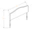 Lit double tapissier Roberto, aspect lin beige, traditionnel, H 50,21 po x l 57,13 po x P 2,88 po-240836184