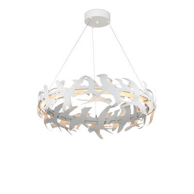 Tijereta 1 - Light Wrought Iron LED Chandelier by Marjorie Skouras