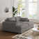 Bentura 83.86'' Recessed Arm Modular Sofa