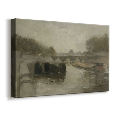 River Landscape (The Canal du Midi, Toulouse)-Henri Matisse-Gallery Wrapped Canvas-1899