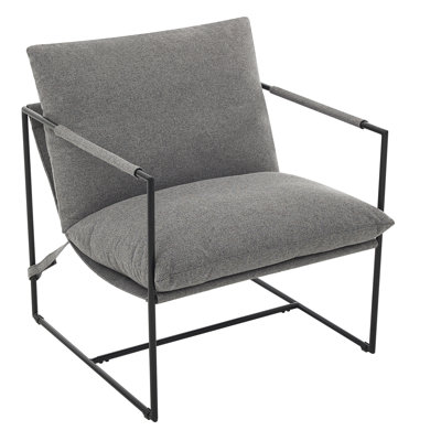 Fauteuil d'appoint simple surdimensionné Modern Sling