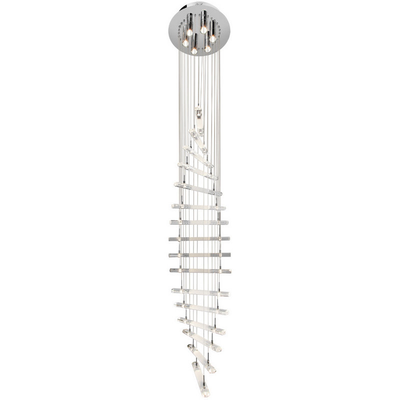 32 - Light Dimmable Tiered Chandelier