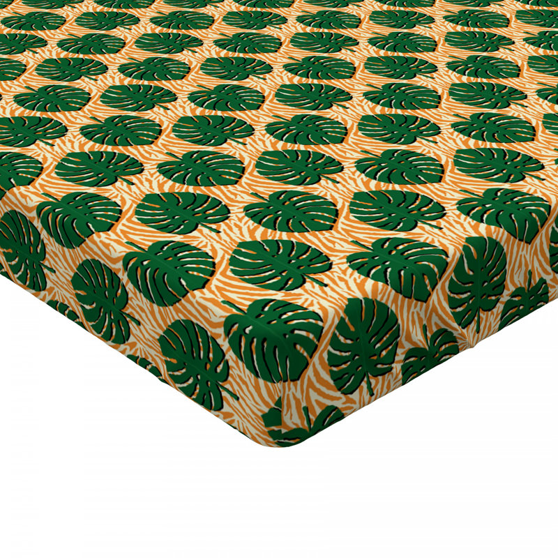 Microfiber Floral Fitted Sheet, Twin XL Fitted Sheet
