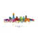 Oklahoma City Skyline by Michael Tompsett - Wrapped Canvas Painting