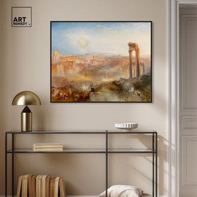 Art moderne classique sur toile, Campo Vaccino, Rome moderne