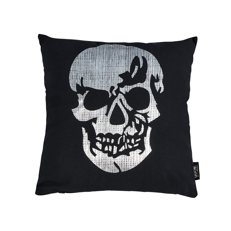 Stone Square Cushion, 45 x 45cm, Silver