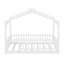 Structure de lit en bois avec clôture-1053917441