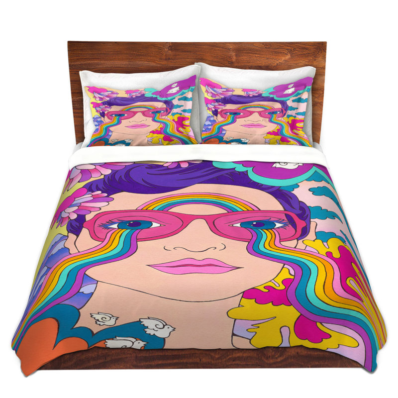 Ensemble de housse de couette en microfibre DiaNoche par Rachel Brown - Pineapple Express