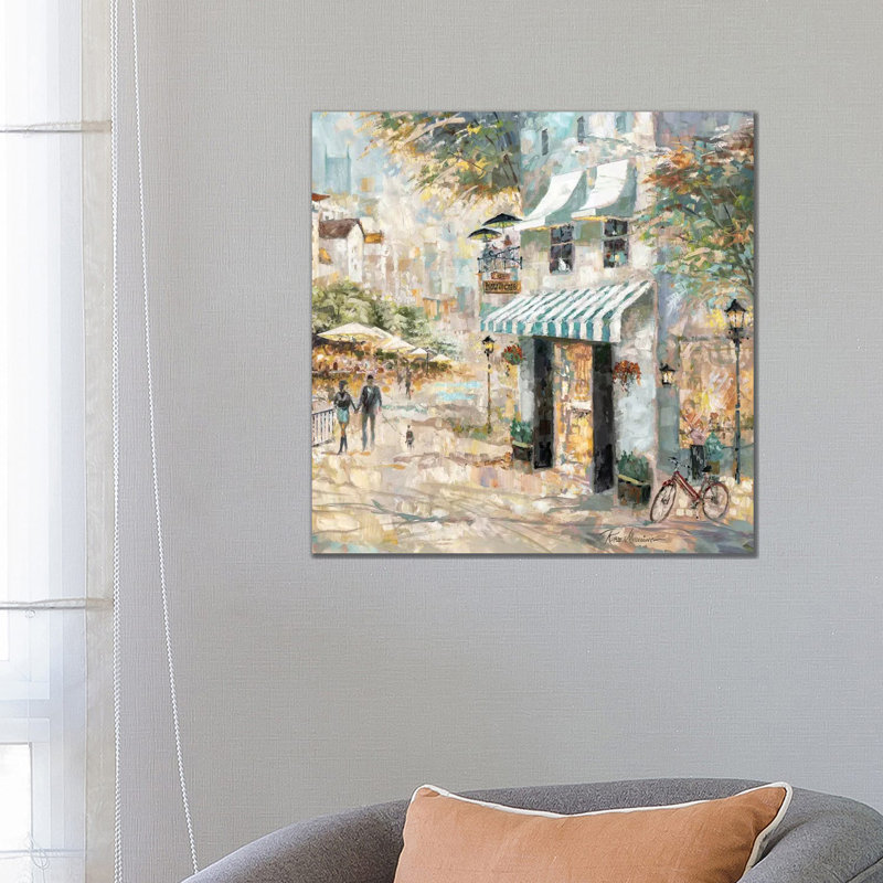 Rooftop Café Detail II by Ruane Manning - Gallery-Wrapped Canvas Giclée on Canvas, 66.04 cm H x 66.04 cm W x 1.91 cm D