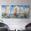 Série Sea and Shore Lxx - Ensemble de 3 toiles tendues avec châssis - Prêt à être accroché-598681946