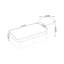 Table basse rectangulaire en bois manufacturé blanc-130058492