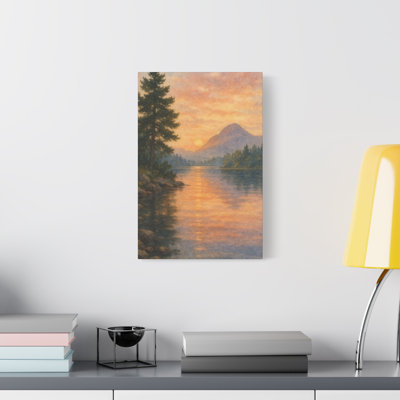 Aaroon Single Picture Frame Print on Canvas