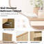 Meuble-lavabo simple avec plateau en résine 23,65 po Cardon-331459998