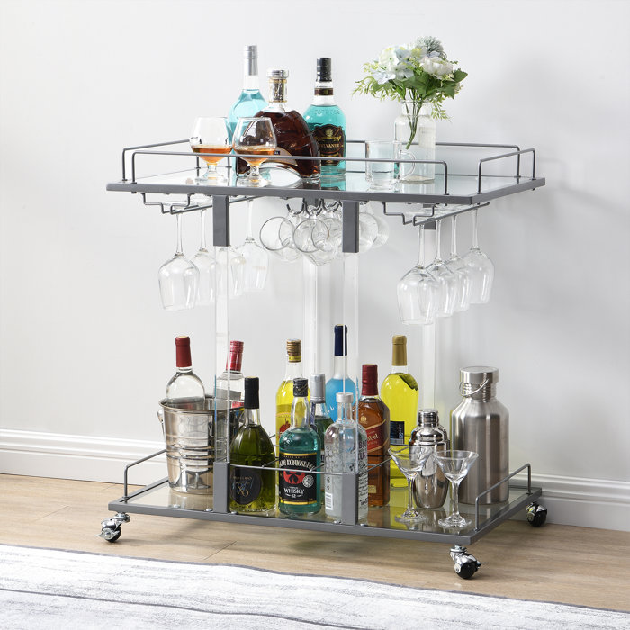 Rebrilliant Kibwe Bar Cart & Reviews | Wayfair