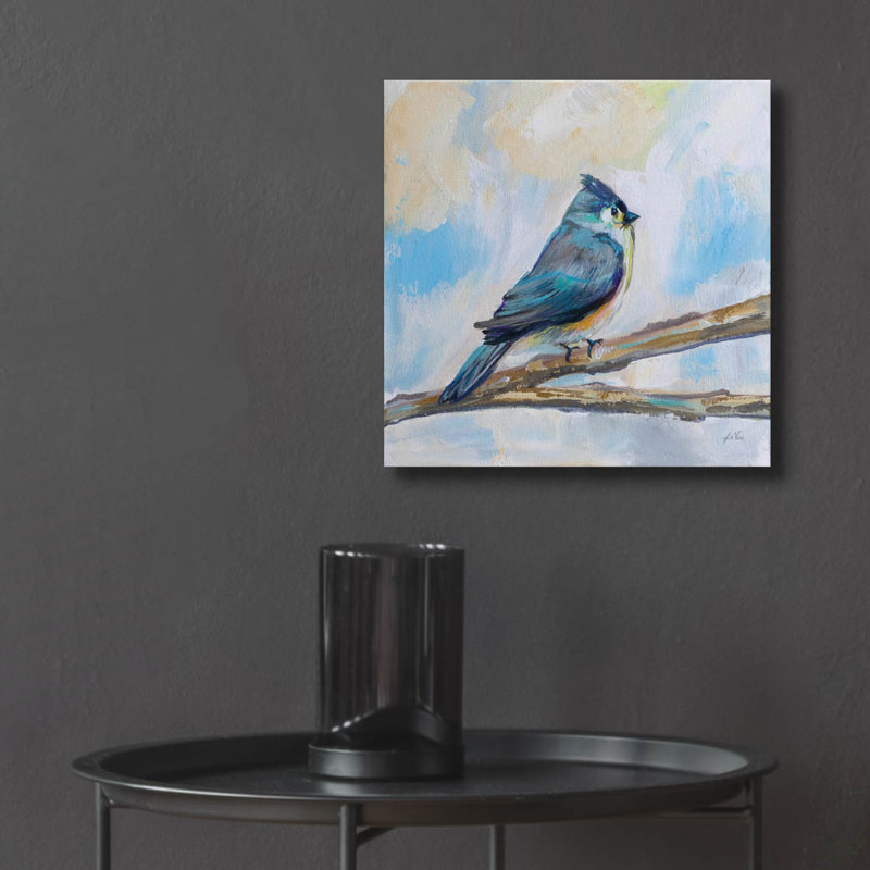 «Titmouse» par Jeanette Vertentes, H 12 po x l 12 po x P 0,13 po