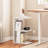 Side Table With Charging Station, Narrow Side Table With USB Ports And Sockets For Small Spaces, Bedside Table With Lamp, Narrow Table For Living Room-1465327139