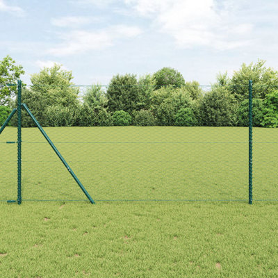 Green Steel Border Fencing