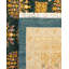 Tapis traditionnel en laine noué à la main vert Hayner 12 pi 4 po x 17 pi 10 po