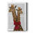 Giraffes and Bow -Custom Wrapped Gallery Cavas