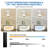 Modern Socket Fan Lights，lightbulb Fan Dimmable 3 Color，quiet Motor，for Indoor, Bedroom, Kitchen-105707112-105707108