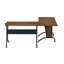 Bureau de luxe en forme de L avec option de bureau d'équipe en ligne
