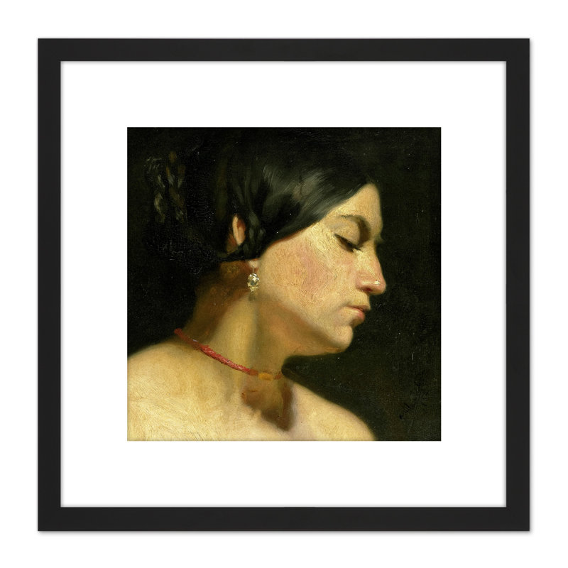 Mary Magdalene Woman Face by Jan Van Scorel - Single Picture Frame Painting