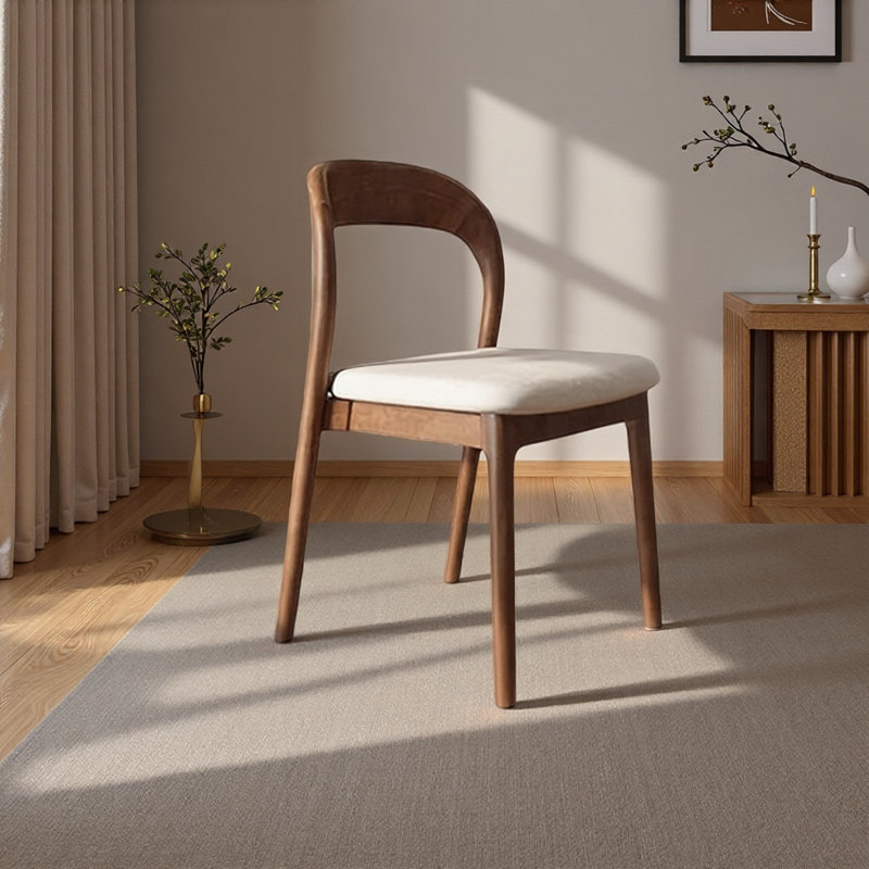Ensemble de 2 chaises de salle à manger en bois massif Modern Kitchen