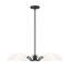 Lustre 5 lumières breton noir mat-123223209