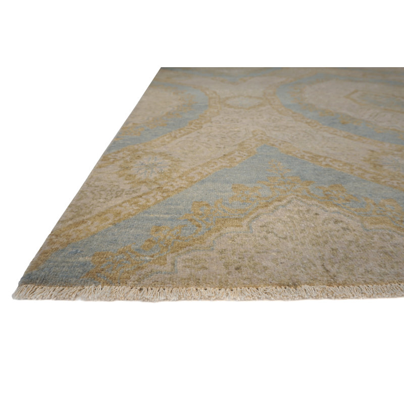 Prestige Hand Knotted Wool Area Rug, Rectangle 8' x 10'