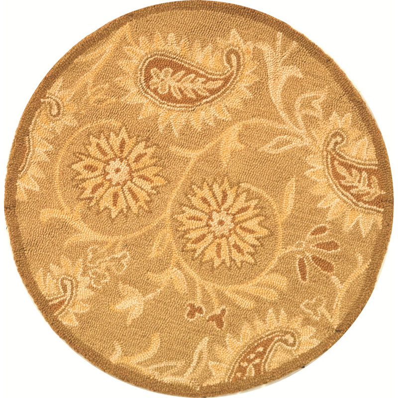 Tapis en laine épais crocheté à la main Berkley, Tapis de couloir 2 pi 6 po x 6 pi