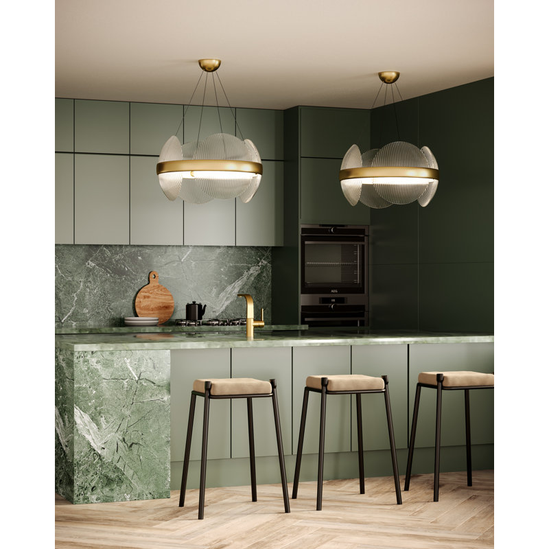 Taurus 22-In Chandelier, Gold