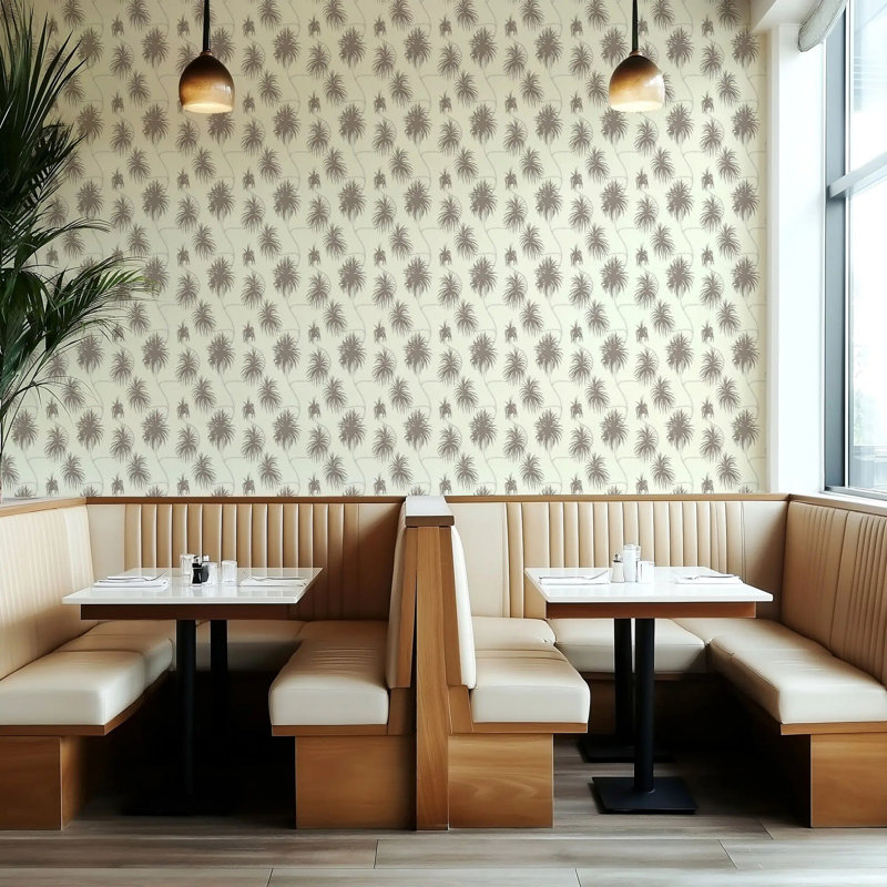 Dragon Tree - Wallpaper, Coconut Linen, Premium Paper, Non-Pasted