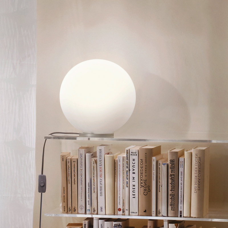 Lampe de table Mia, Argent, H 12,25 po x l 11,75 po x P 11,75 po